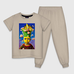 Детская пижама Bart Simpson - neural network - fantasy - art