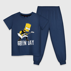 Детская пижама Green Day Барт Симпсон рокер