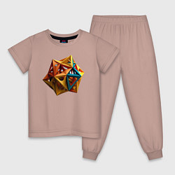 Детская пижама Геометрический многоугольник