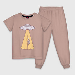 Детская пижама Космонавт и НЛО