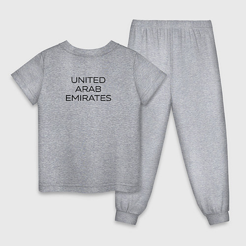 Детская пижама ОАЭ / Меланж – фото 2