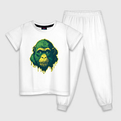 Детская пижама Обезьяна голова гориллы