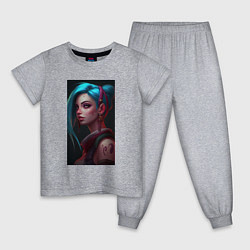 Детская пижама Jinx art Arcane League of Legends