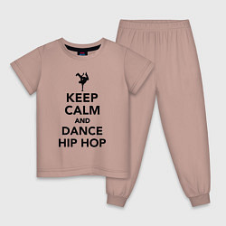 Детская пижама Keep calm and dance hip hop
