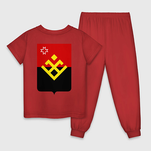 Детская пижама Малая Пурга / Красный – фото 2