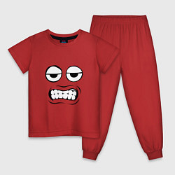 Детская пижама Unhappy tired emoji smile face
