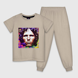 Детская пижама Jim Morrison Glitch 25 Digital Art