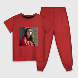 Детская пижама Blackpink Lisa red