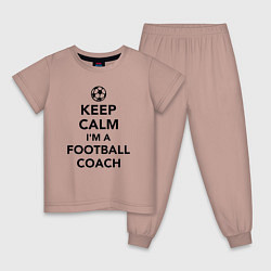 Детская пижама Успокойся, я футбольный тренер
