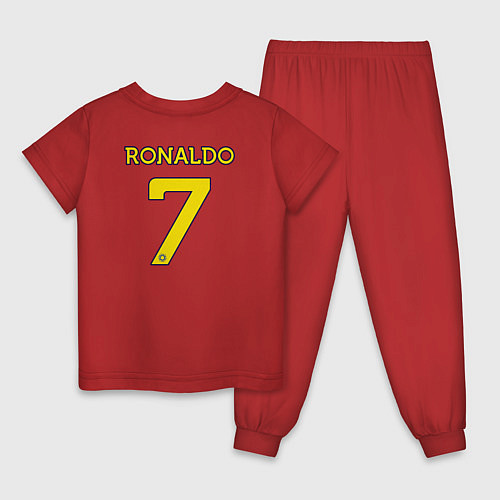 Детская пижама Криштиану Роналду 7 Аль Наср / Красный – фото 2