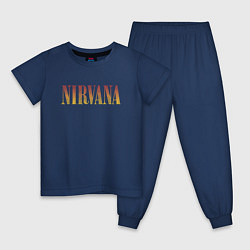 Детская пижама Nirvana logo