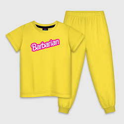 Детская пижама Барби варвар - барбариан