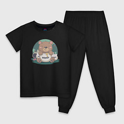 Детская пижама Медовый медвежонок
