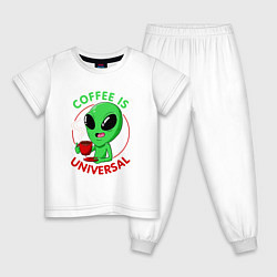 Детская пижама Coffee is universal