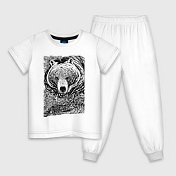 Детская пижама Хозяин русского леса - медведь