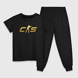 Детская пижама CS 2 gold logo