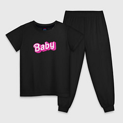 Детская пижама Baby: pink barbie style
