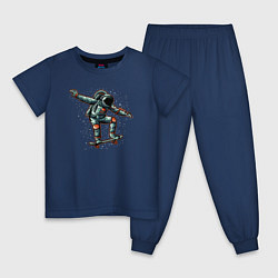 Детская пижама Космонавт скейтер