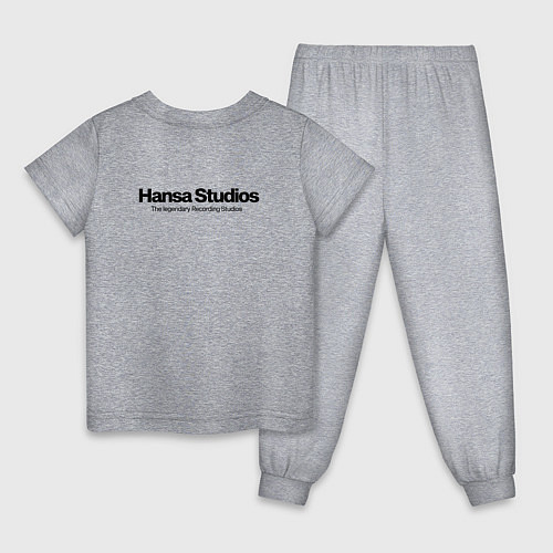 Детская пижама Depeche Mode - Hansa tonstudios / Меланж – фото 2
