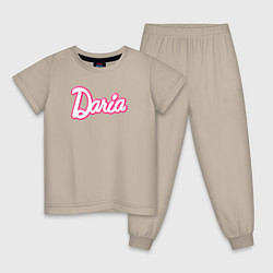 Детская пижама Дарья в стиле Барби - объемный шрифт