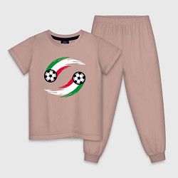 Детская пижама Итальянские мячи