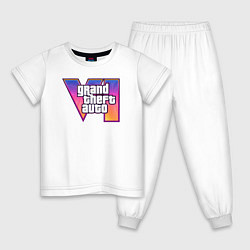 Детская пижама GTA 6 logo