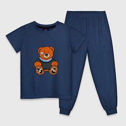 Детская пижама Медведь Вова с пластырем