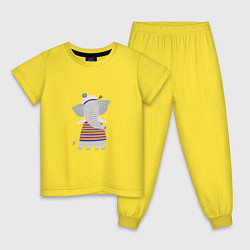 Детская пижама Слоник-моряк