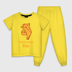 Детская пижама I dont give a fox
