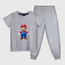 Детская пижама Супер марио - король грибного королевства