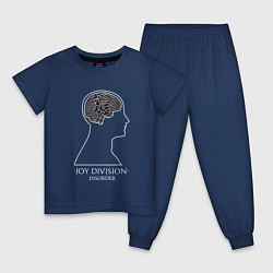 Пижама хлопковая детская Joy Division - Disorder, цвет: тёмно-синий