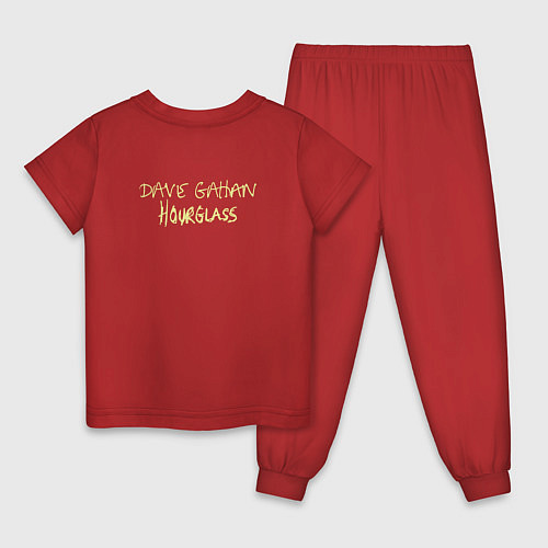 Детская пижама Dave Gahan - Solo Hourglass / Красный – фото 2