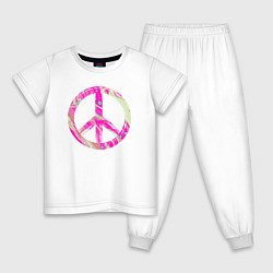 Детская пижама Pink peace