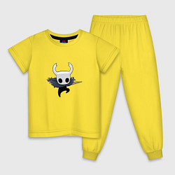 Пижама хлопковая детская Маленький рыцарь Hollow Knight, цвет: желтый