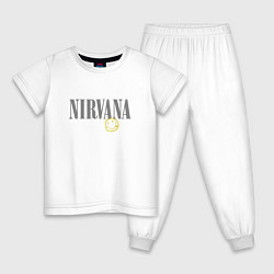 Детская пижама Nirvana logo smile