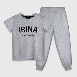 Детская пижама Irina never alone - motto