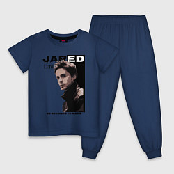 Пижама хлопковая детская Jared Joseph Leto 30 Seconds To Mars, цвет: тёмно-синий