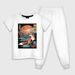 Детская пижама Лиса в японском стиле