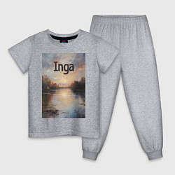 Детская пижама Inga озеро