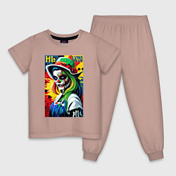 Детская пижама Girl witch - pop art