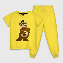 Детская пижама Мишка-почтальон