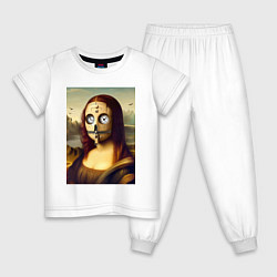 Детская пижама Mona Lisa in a mask - steampunk