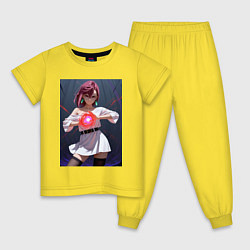 Детская пижама Дандадан: Момо фаербол