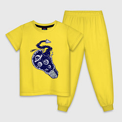 Детская пижама Космическая лампочка