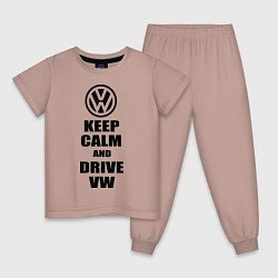 Детская пижама Keep Calm & Drive VW