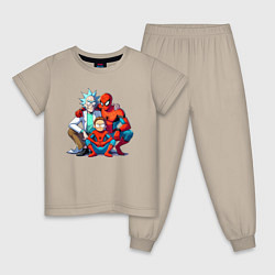Детская пижама Spider-Man is Rick and Mortys friend