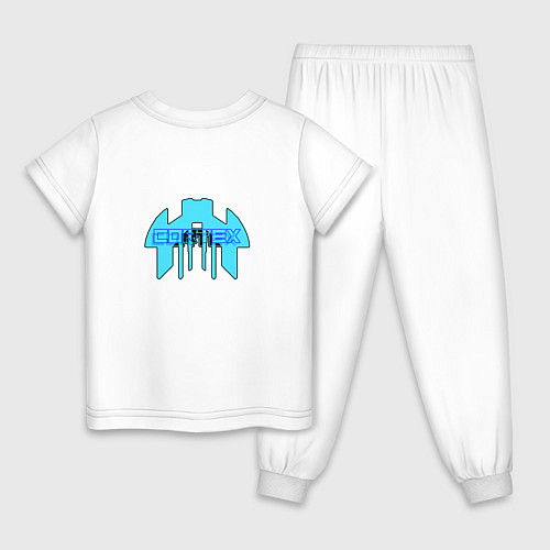 Детская пижама Cortex голубой aneurism iv / Белый – фото 2