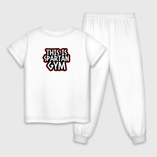 Детская пижама Leonid gym / Белый – фото 2