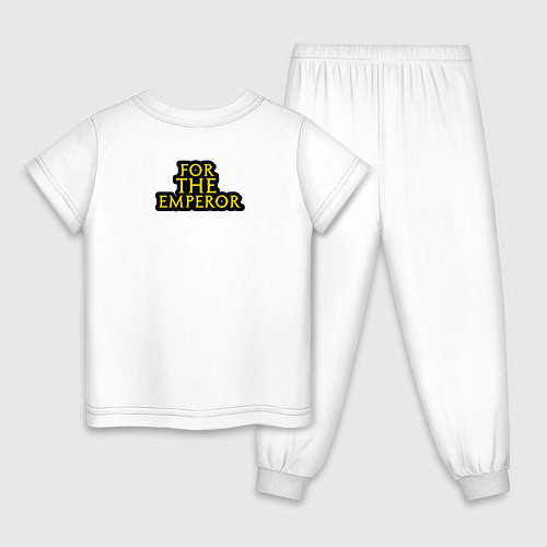 Детская пижама За императора Warhammer 40k / Белый – фото 2