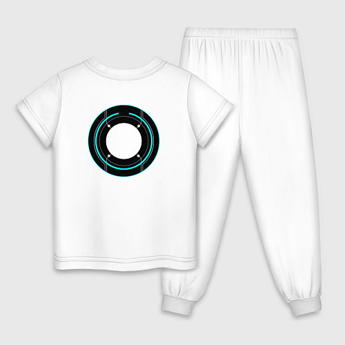 Детская пижама Disk tron / Белый – фото 2